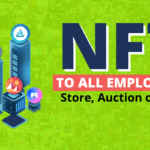 NFT to all employees for store, auction or sell